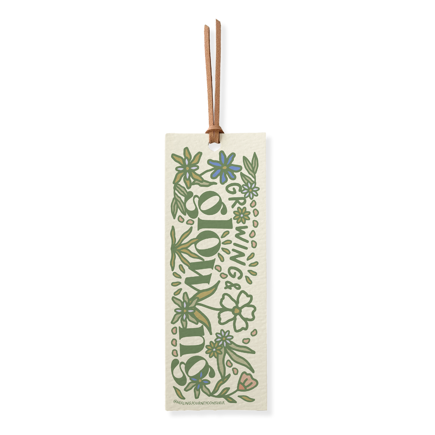 "Growing and glowing" Bookmark